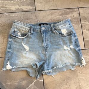 Judy Blue Distressed Denim Shorts - size 30